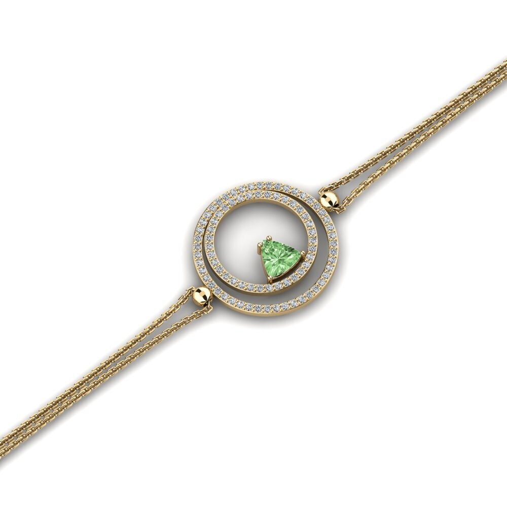 Trillón Diamante verde Bracelet Alfsigeseys
