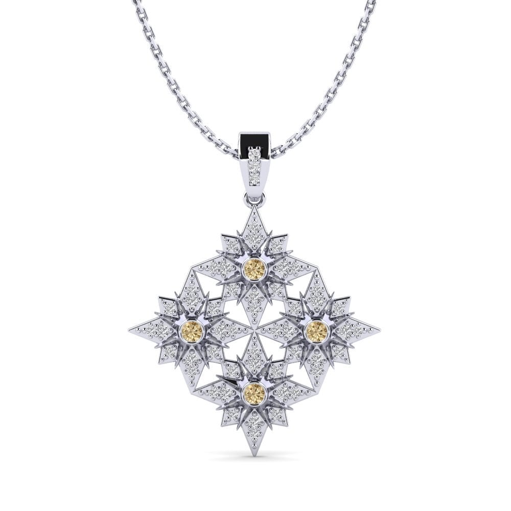 Brown Diamond Women's Pendant Algol