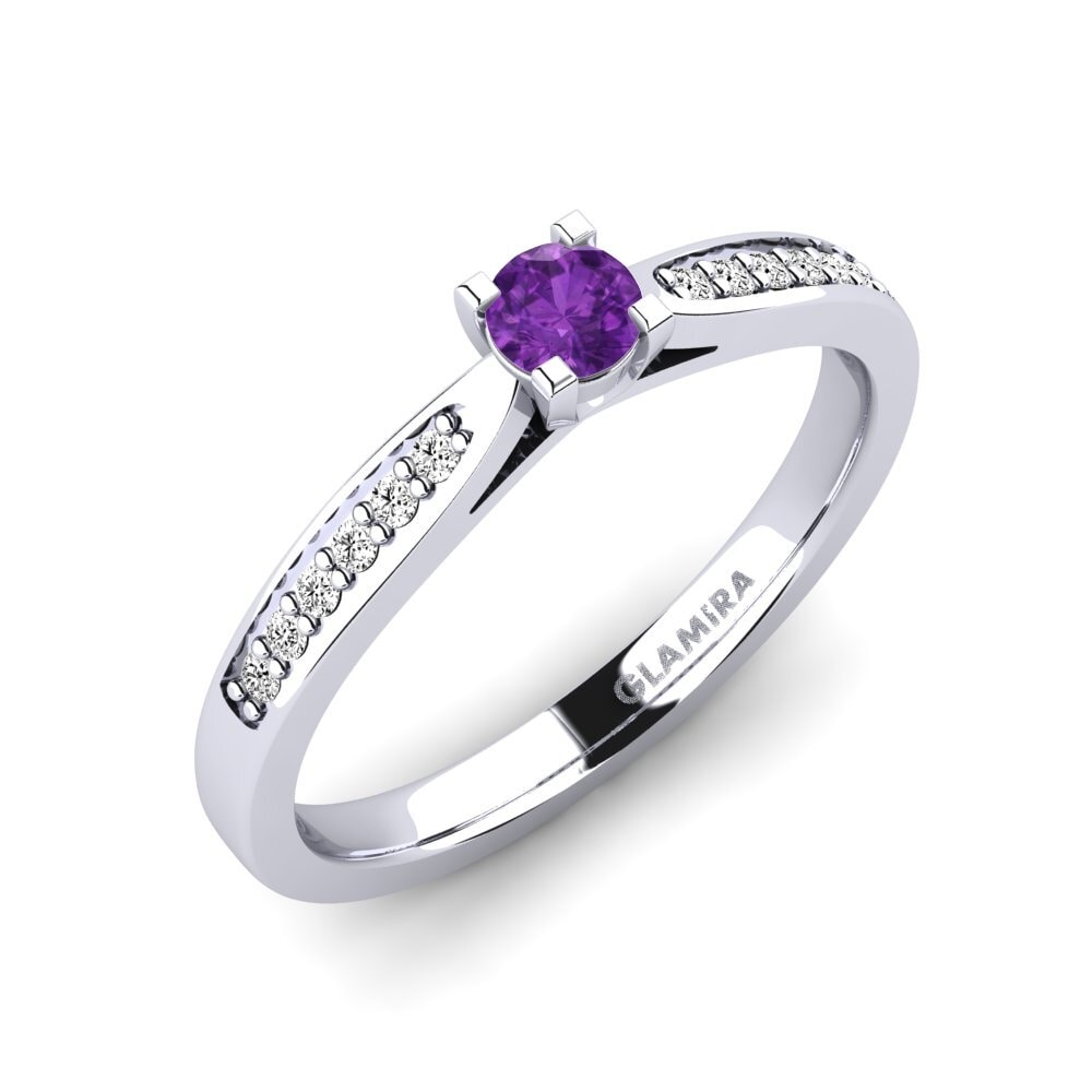 Amatista Anillo de compromiso Alina 0.16crt