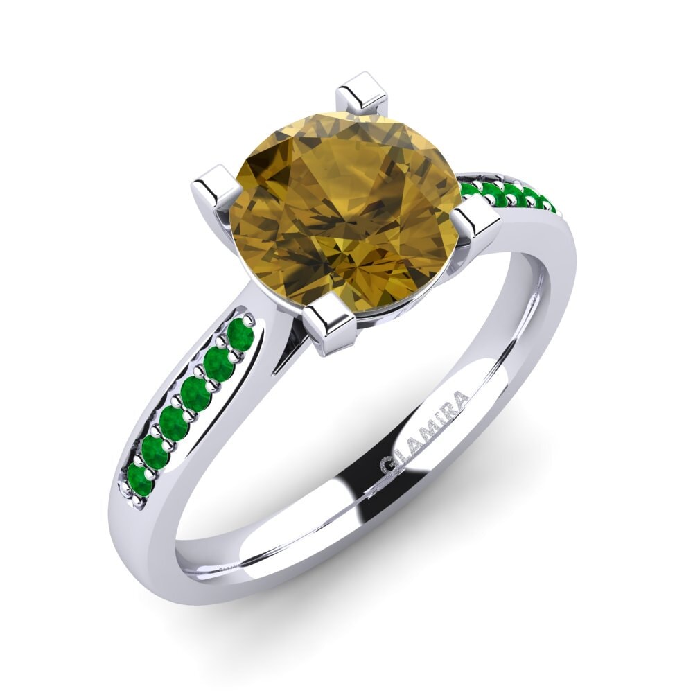 Brown Zircon Engagement Ring Alina 2.0 crt