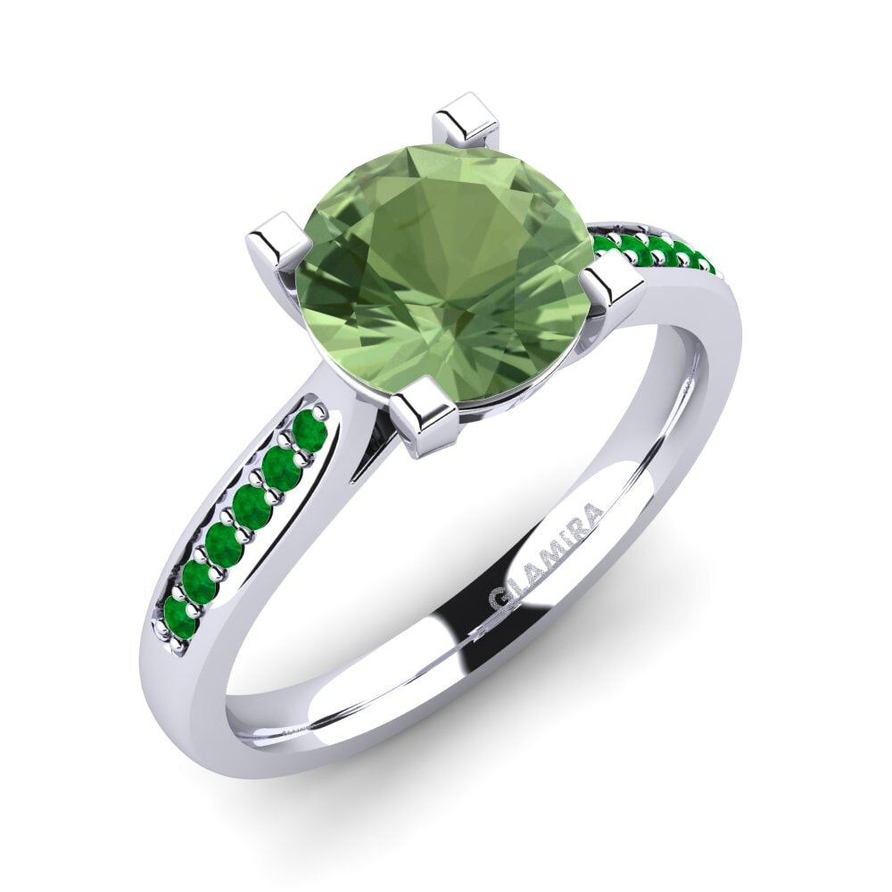 Green Sapphire Engagement Ring Alina 2.0 crt