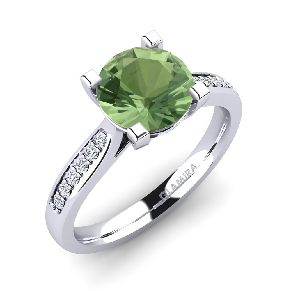 Green Sapphire Engagement Ring Alina 2.0 crt