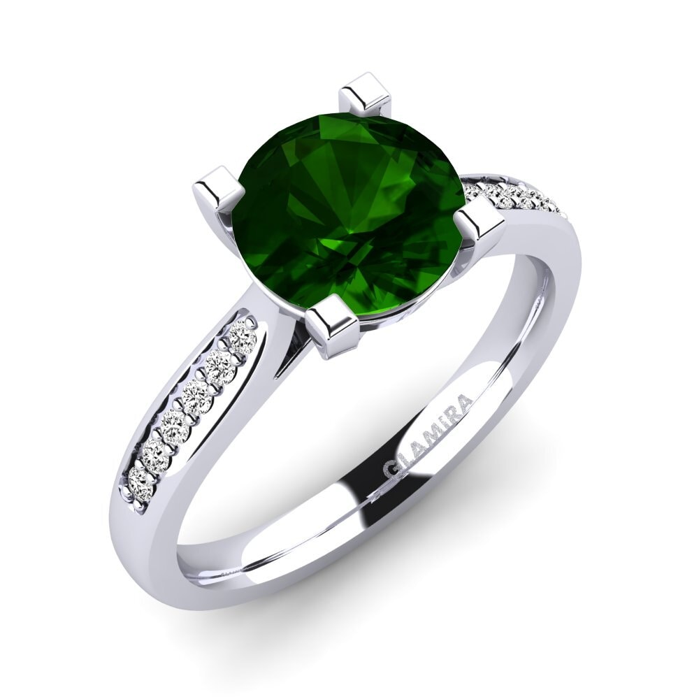 Green Tourmaline Engagement Ring Alina 2.0 crt