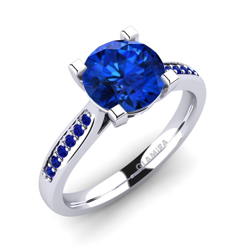 Sapphire (Lab Created) Engagement Ring Alina 2.0 crt