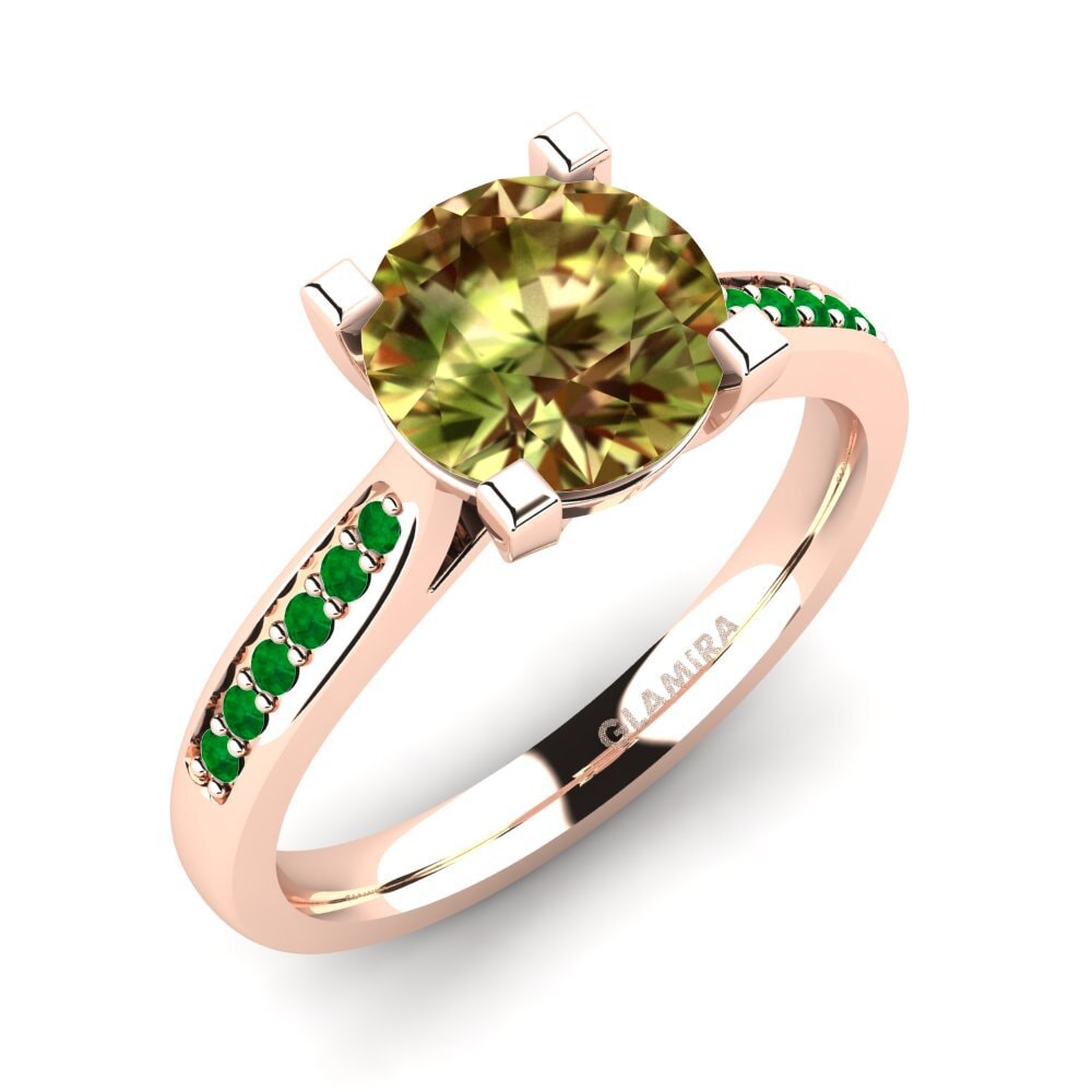 9K Rose Gold Engagement Ring Alina 2.0 crt