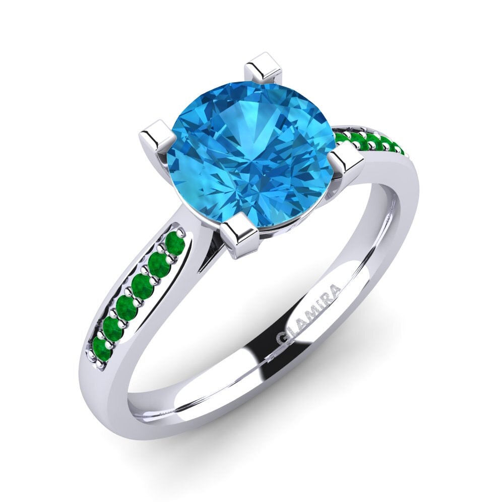 Blue Topaz Engagement Ring Alina 2.0 crt