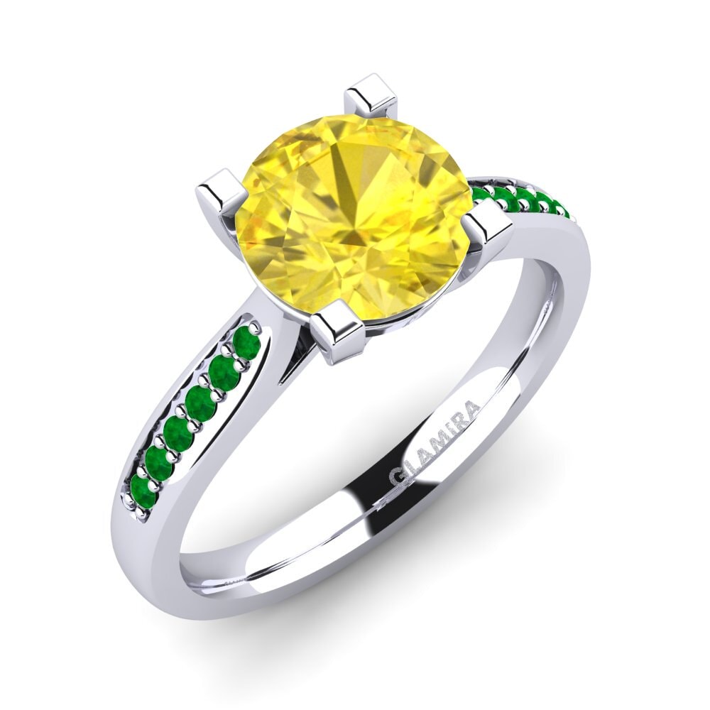 Yellow Sapphire Engagement Ring Alina 2.0 crt