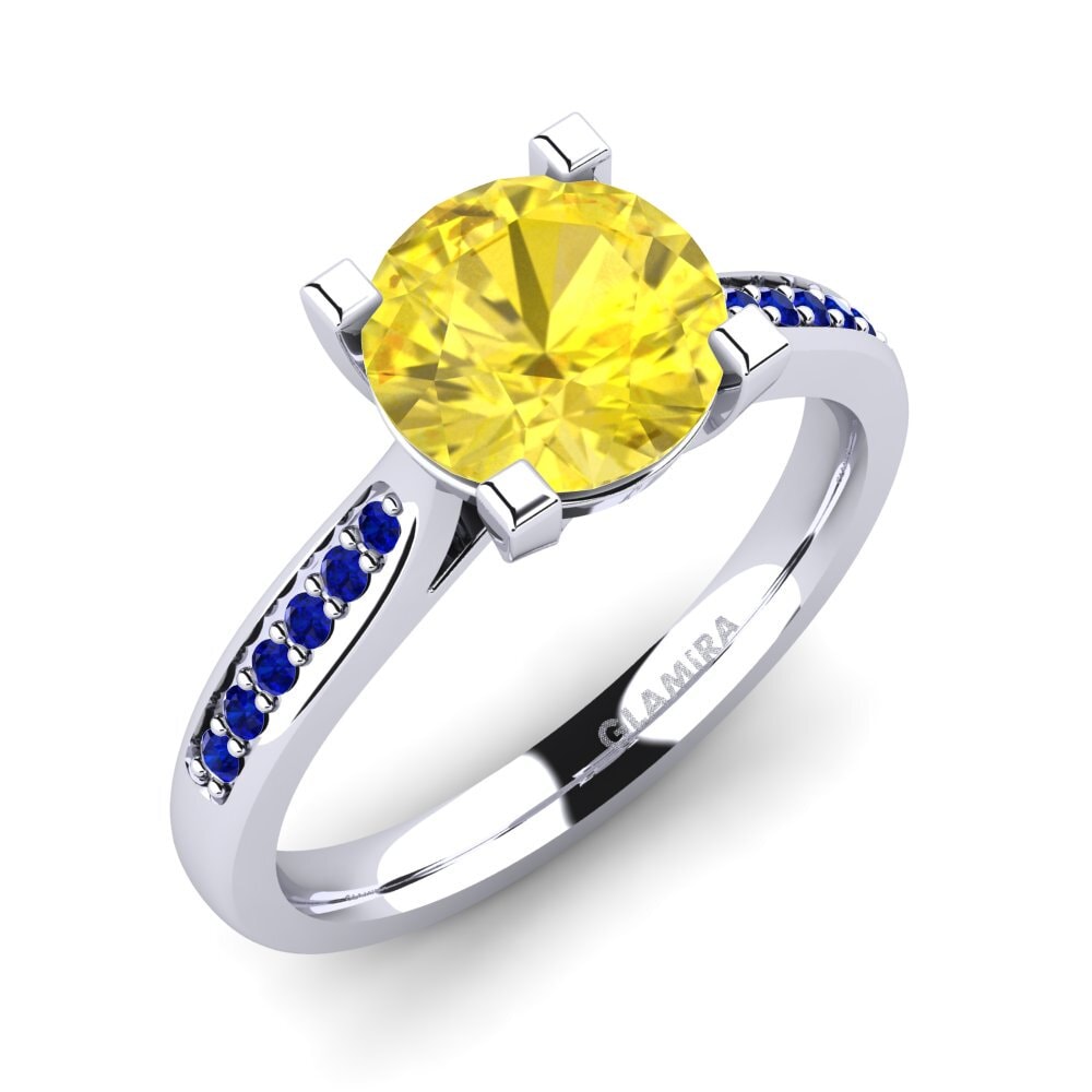 Gelber Saphir Verlobungsring Alina 2.0crt