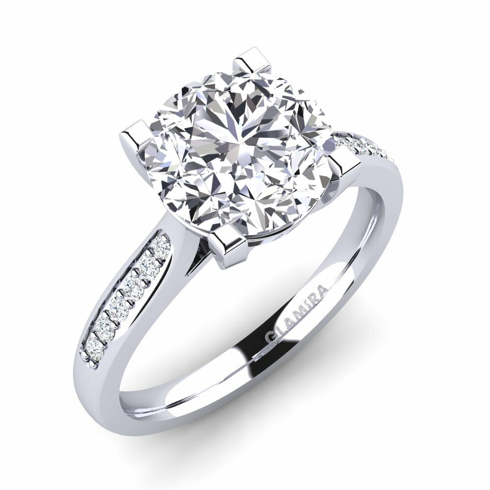 Palladium solitaire engagement ring best sale