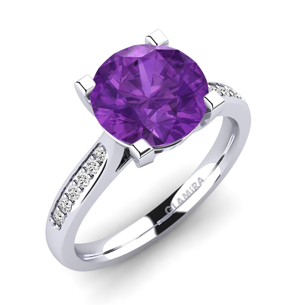 Amethyst Engagement Ring Alina 3.0 crt