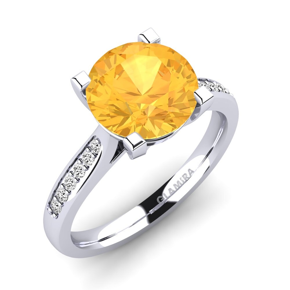 Citrine Engagement Ring Alina 3.0 crt
