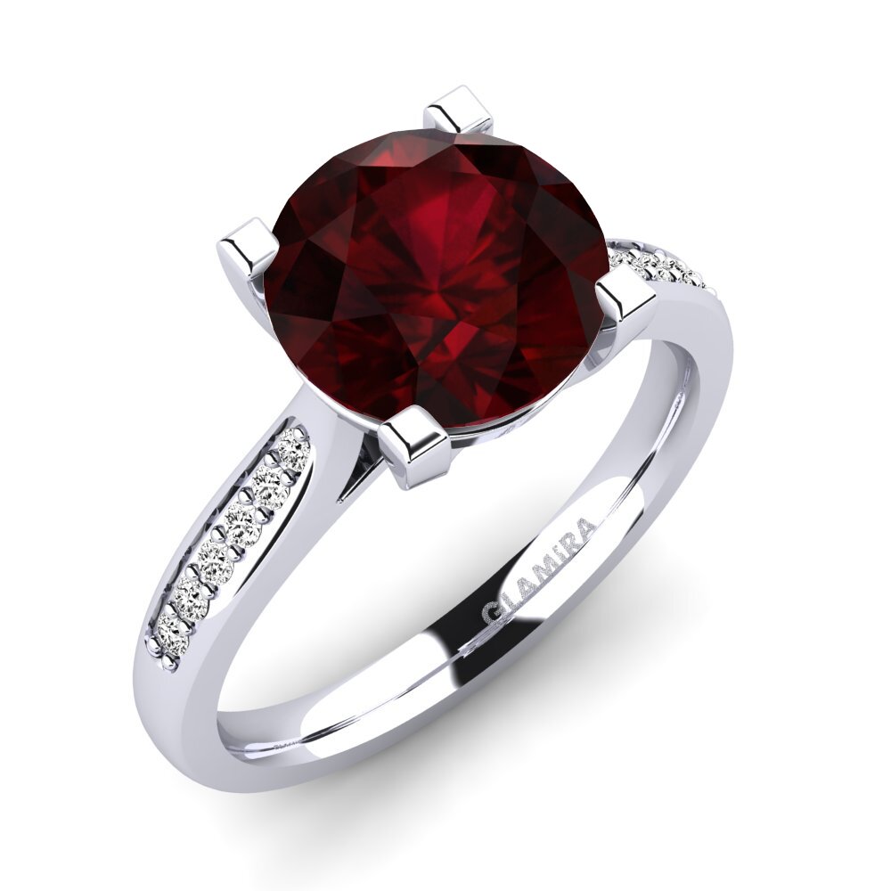 Garnet Engagement Ring Alina 3.0 crt