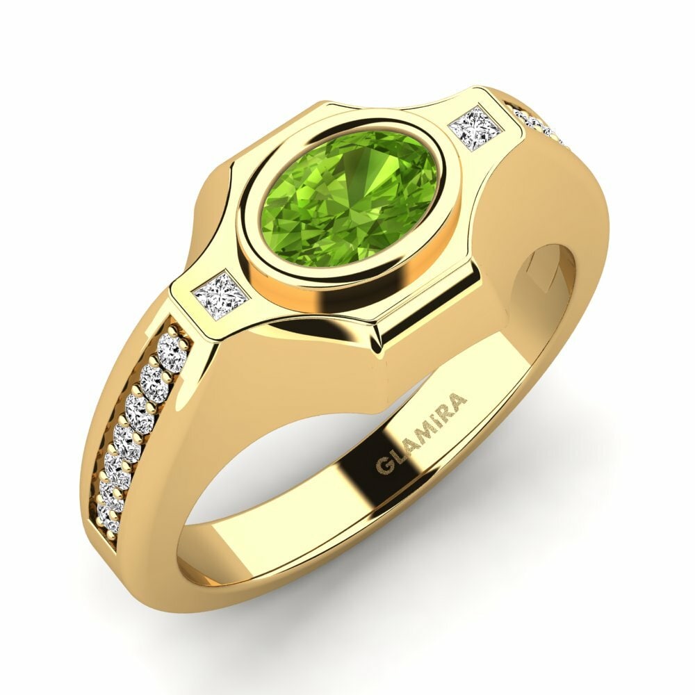 peridot Anel masculino Alin