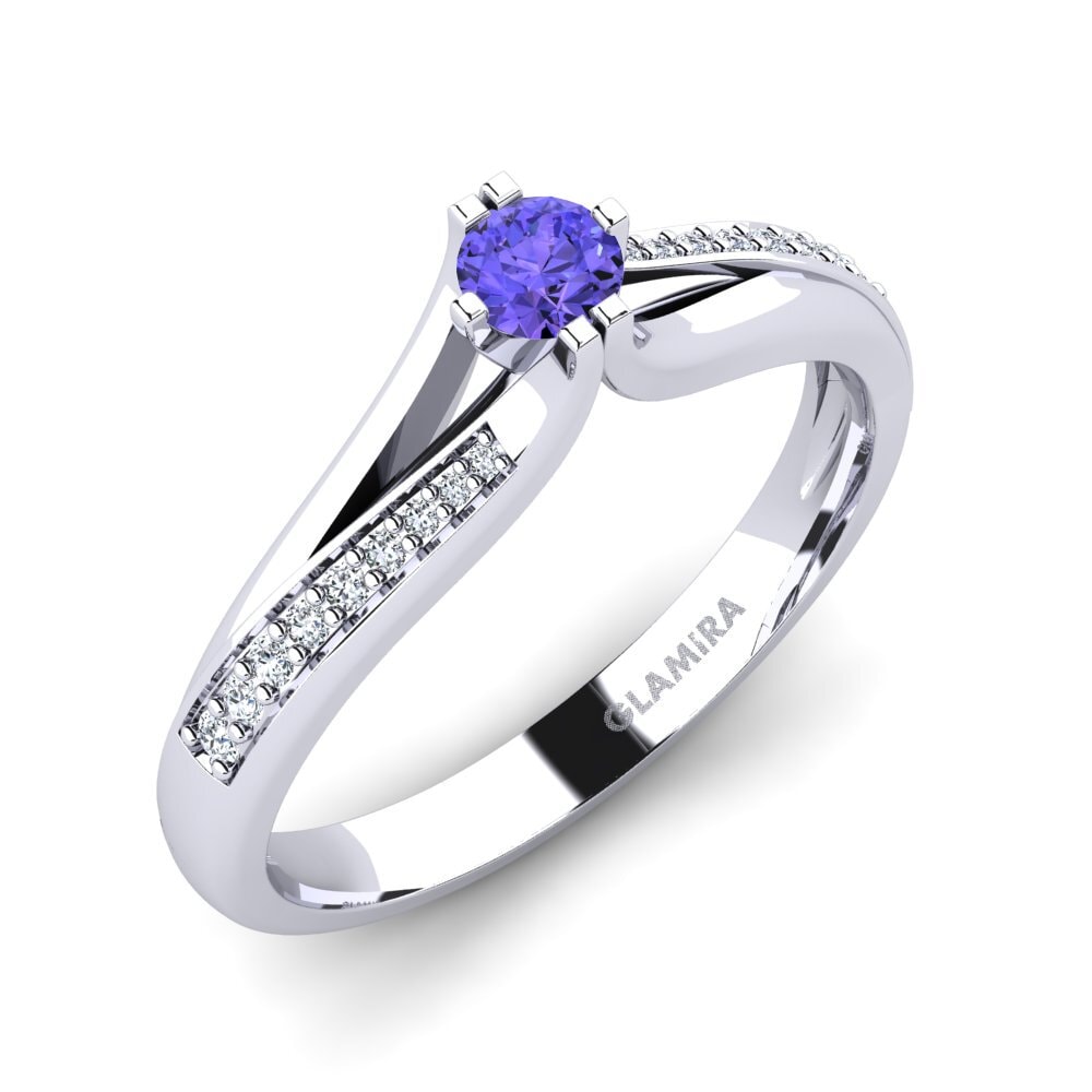 Tanzanite Engagement Ring Alisha 0.16 crt