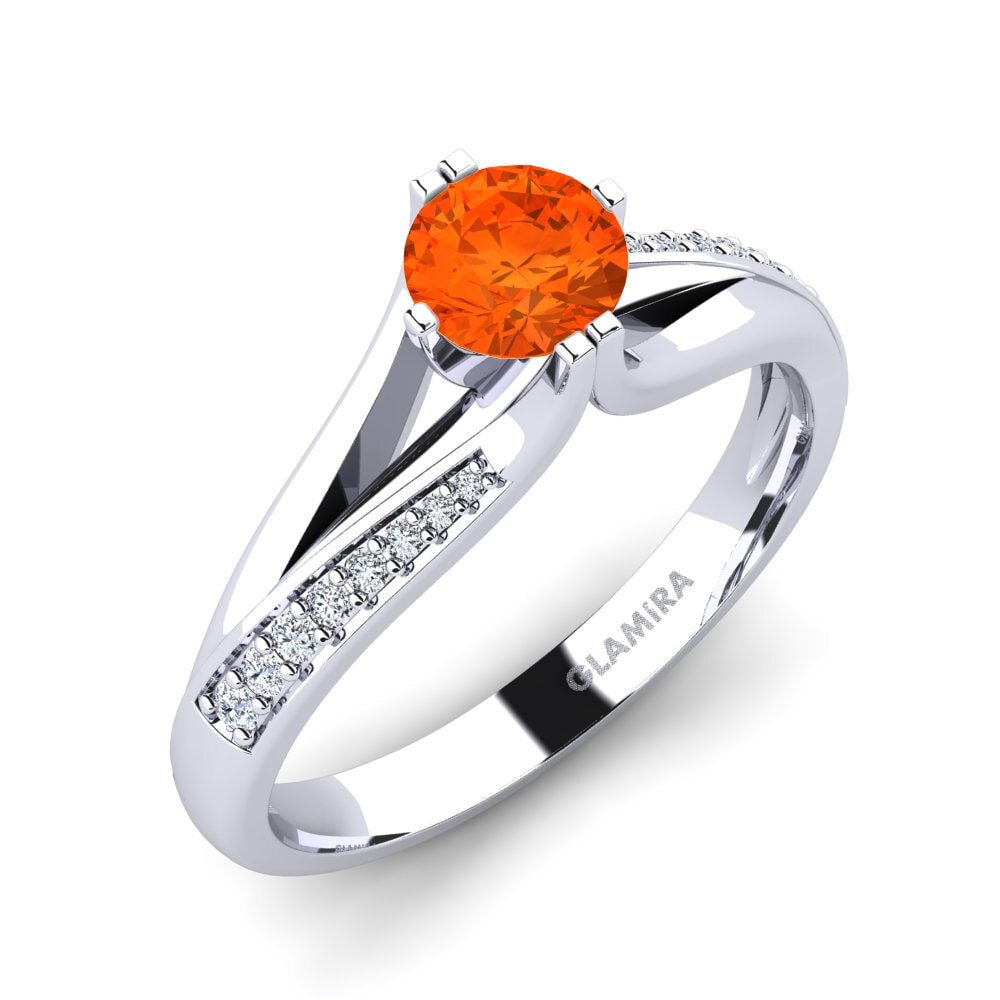 Fire-Opal Engagement Ring Alisha 0.5 crt