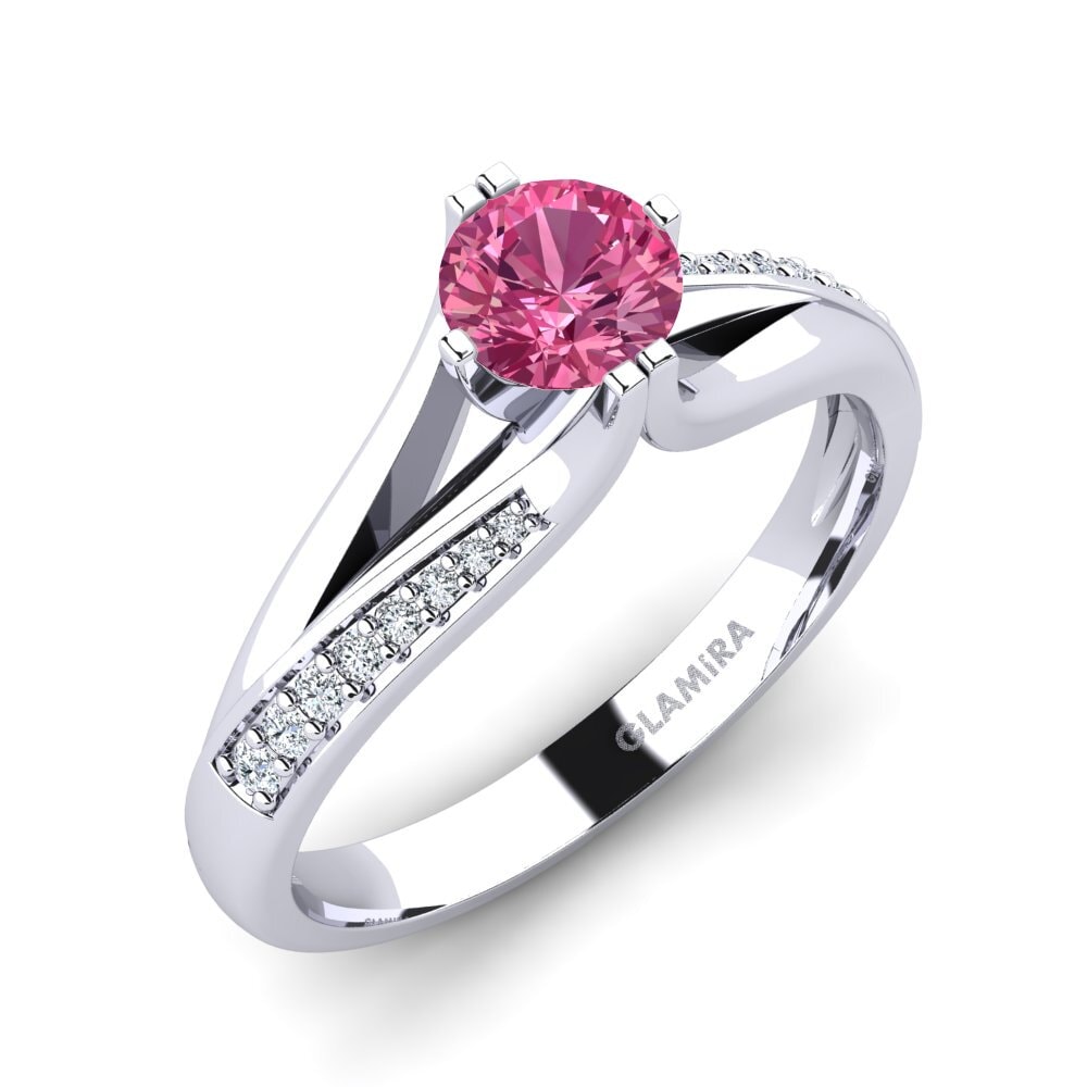 Pink Tourmaline Engagement Ring Alisha 0.5 crt