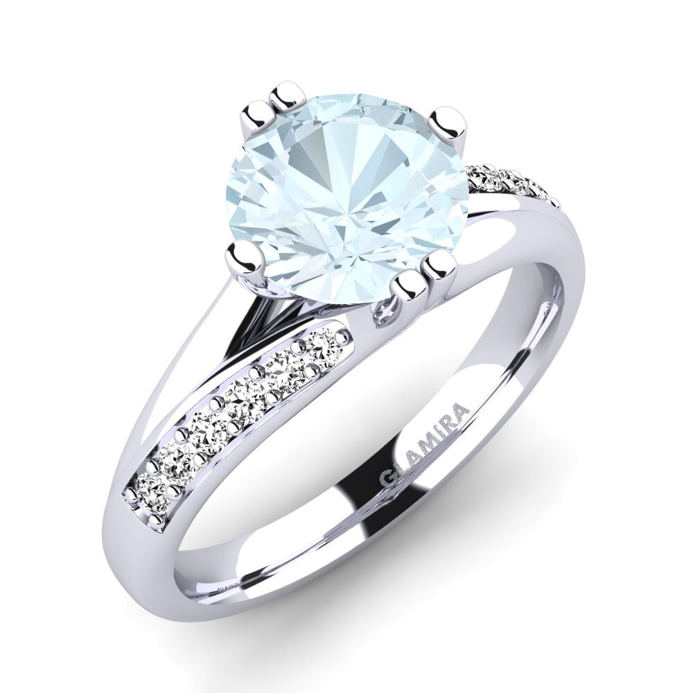 Aquamarine Engagement Ring Alisha 2.0 crt