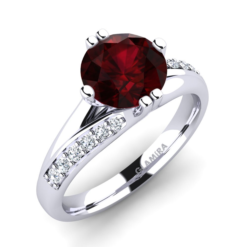 Garnet Engagement Ring Alisha 2.0 crt