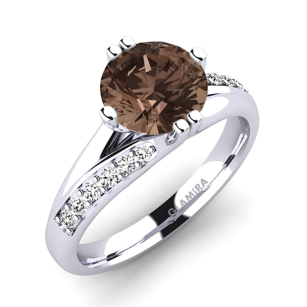 Rauchquarz Verlobungsring Alisha 2.0crt