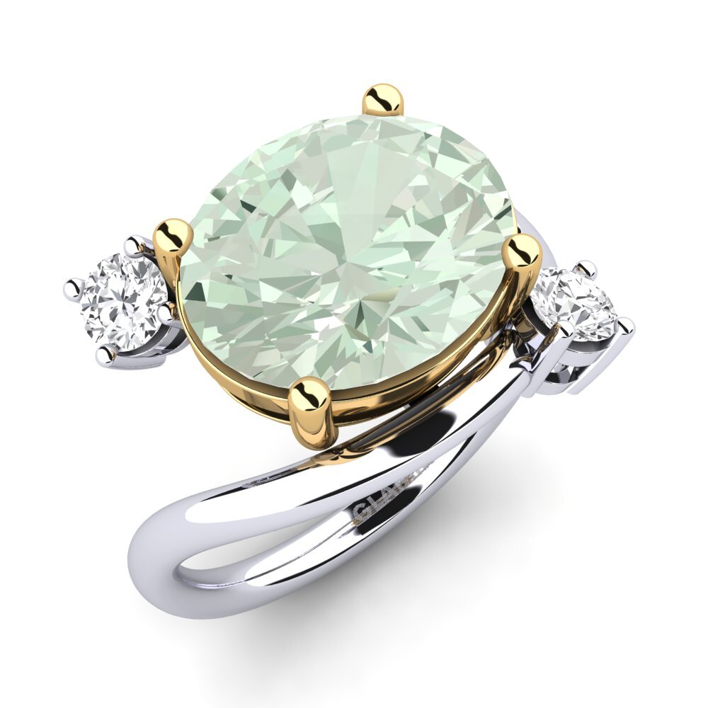 Weiß & Gelbgold 750 Ringe Alkida