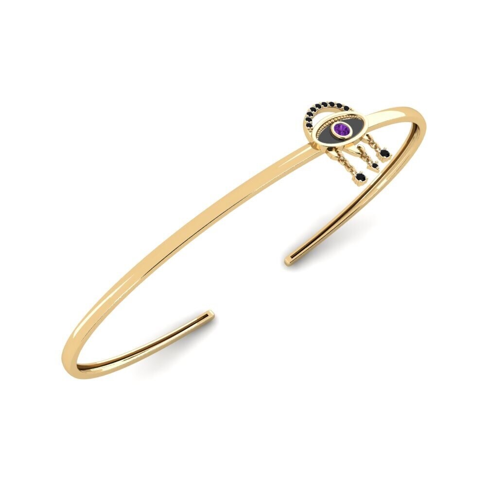 Amethyst Palm Cuff Allegraste