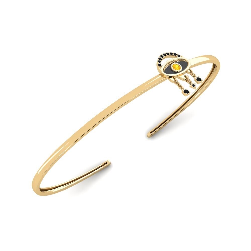 Citrine Palm Cuff Allegraste