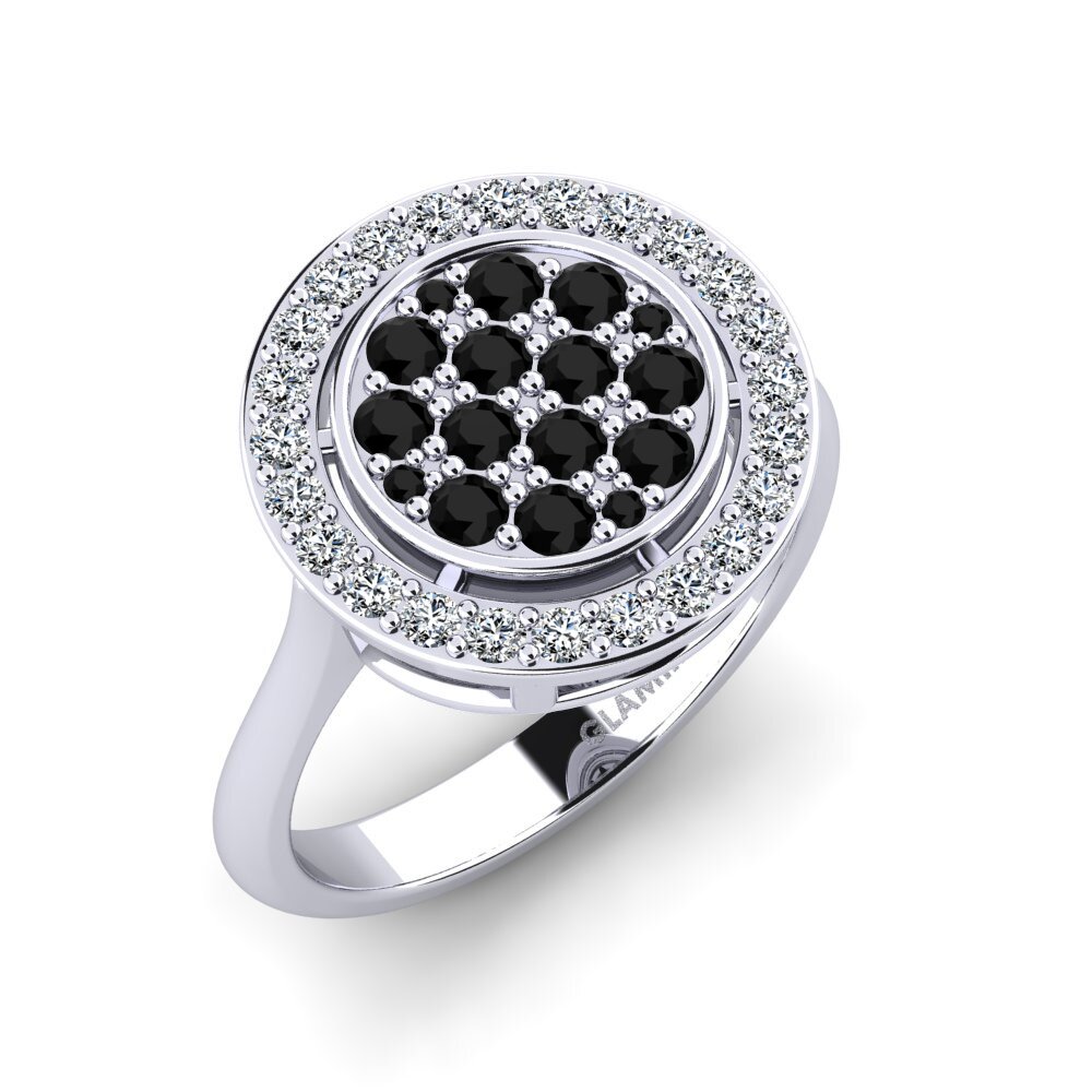 Black Diamond Engagement Ring Alleuze