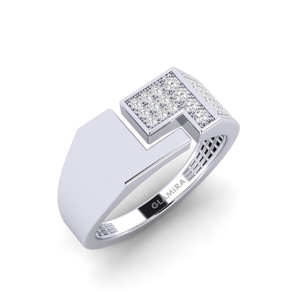 Saphir Blanc Bague Allisono