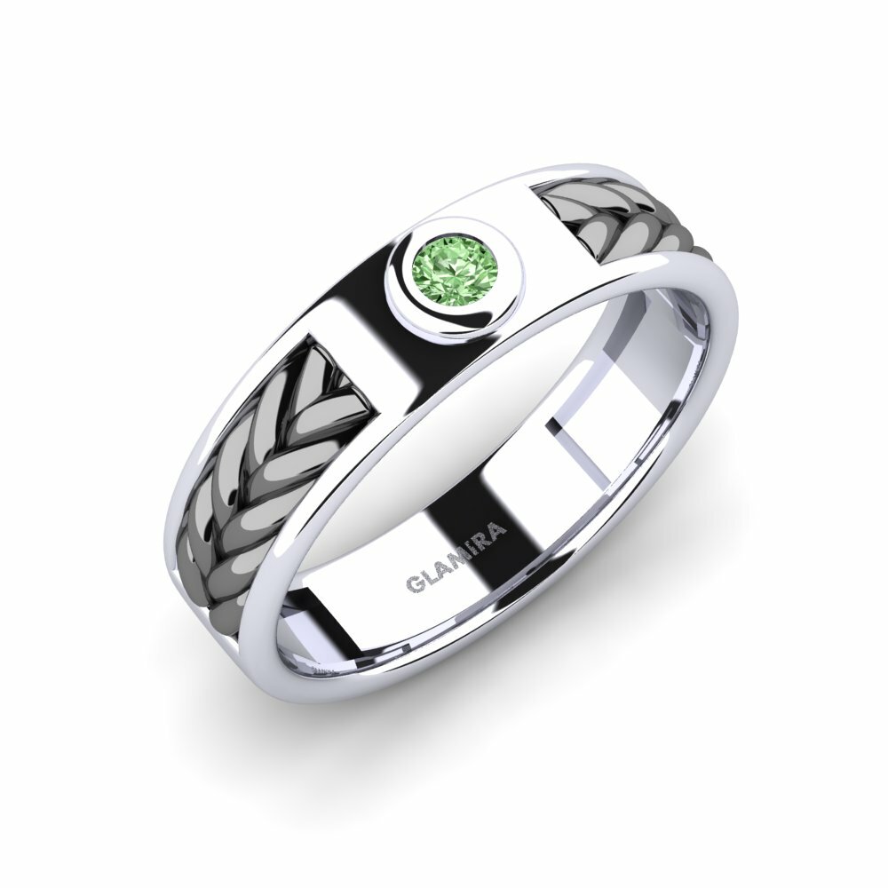 Diamant Vert Bague pour homme Allondon