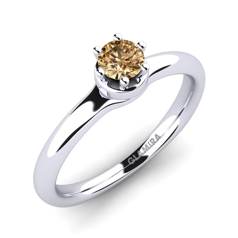 Brown Diamond Engagement Ring Almira
