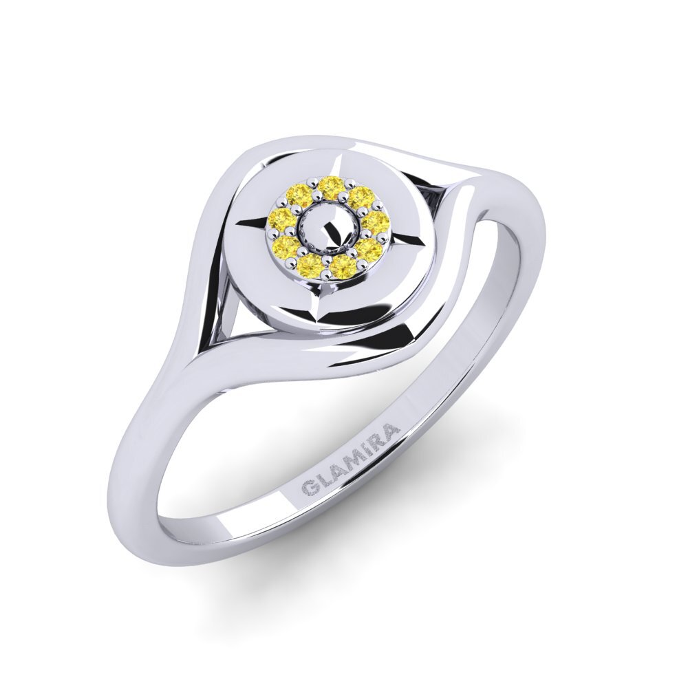 Yellow Sapphire Ring Aloidia