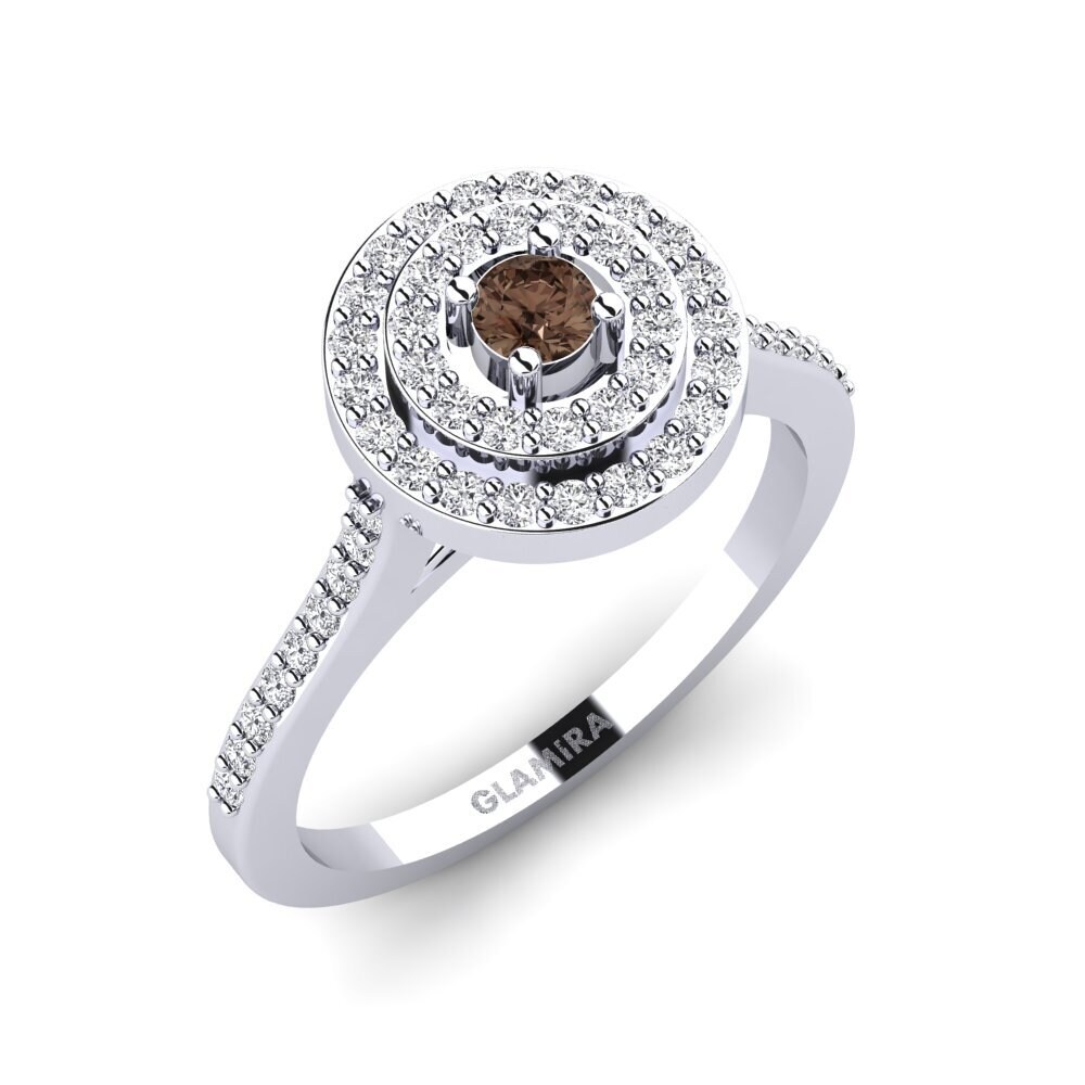 Smoky Quartz Engagement Ring Alsodux