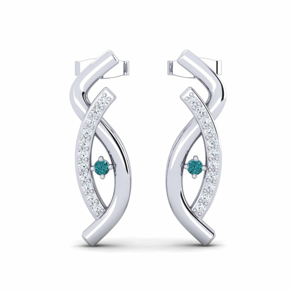 Blue Diamond Earring Alude
