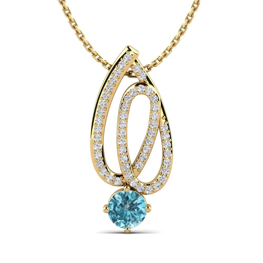 Blue Zircon Women's Pendant Alvaro