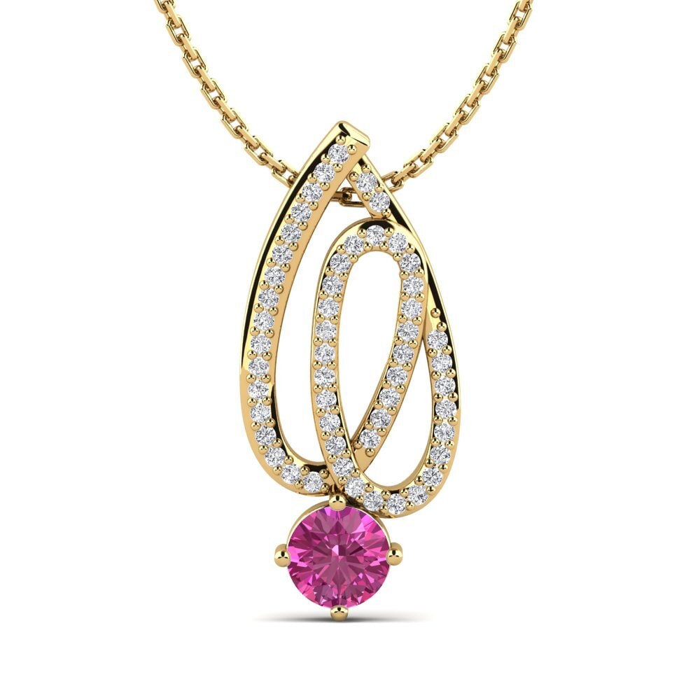 Pink Topaz Women's Pendant Alvaro