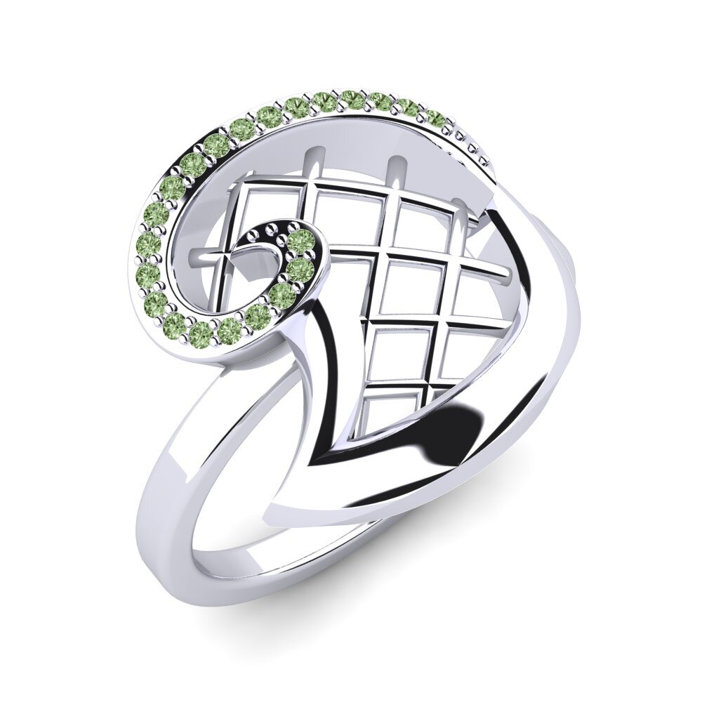 Grüner Diamant Ring Alvin