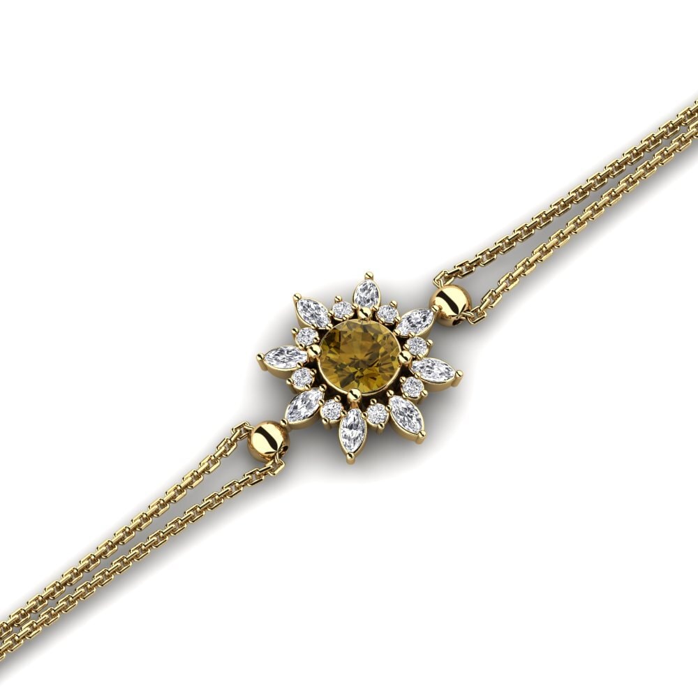 Brown Zircon Women's Bracelet Alyce