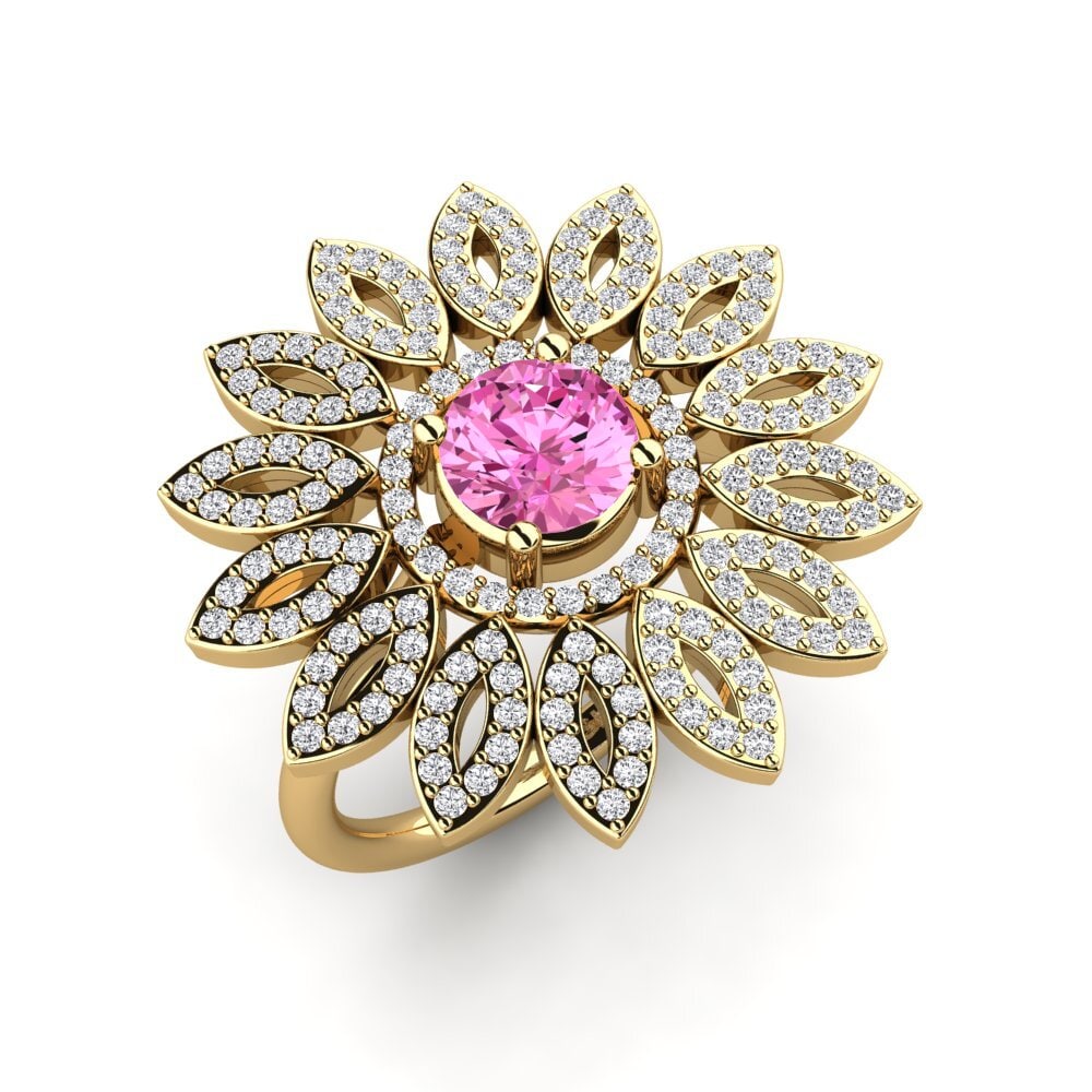 Pink Topaz Ring Alzubra