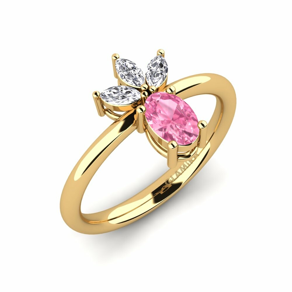 Roze Saffier Ringen Amalfi