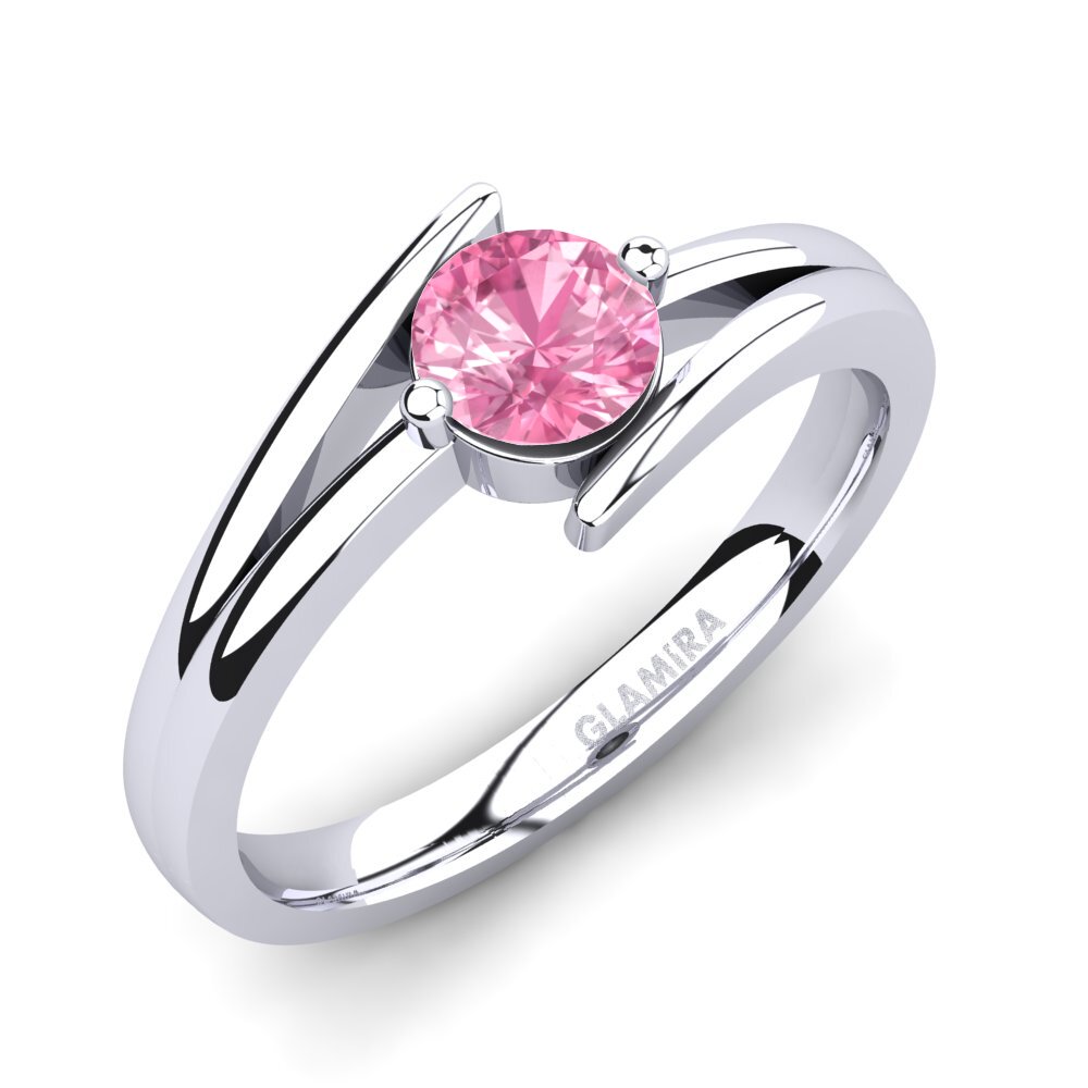 Pink Sapphire Engagement Ring Amalia 0.5crt