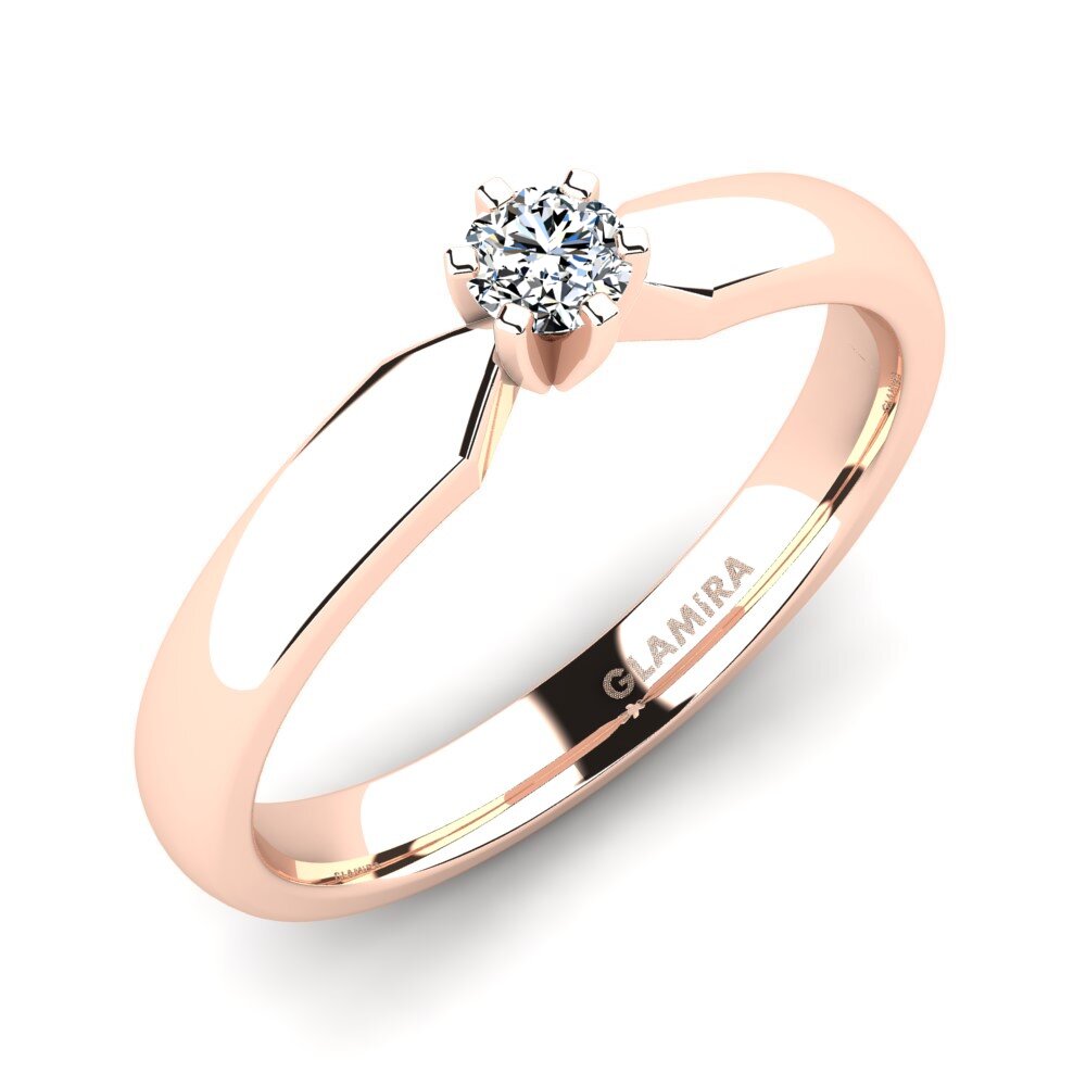 Zirconia Engagement Ring Amanda 0.16crt