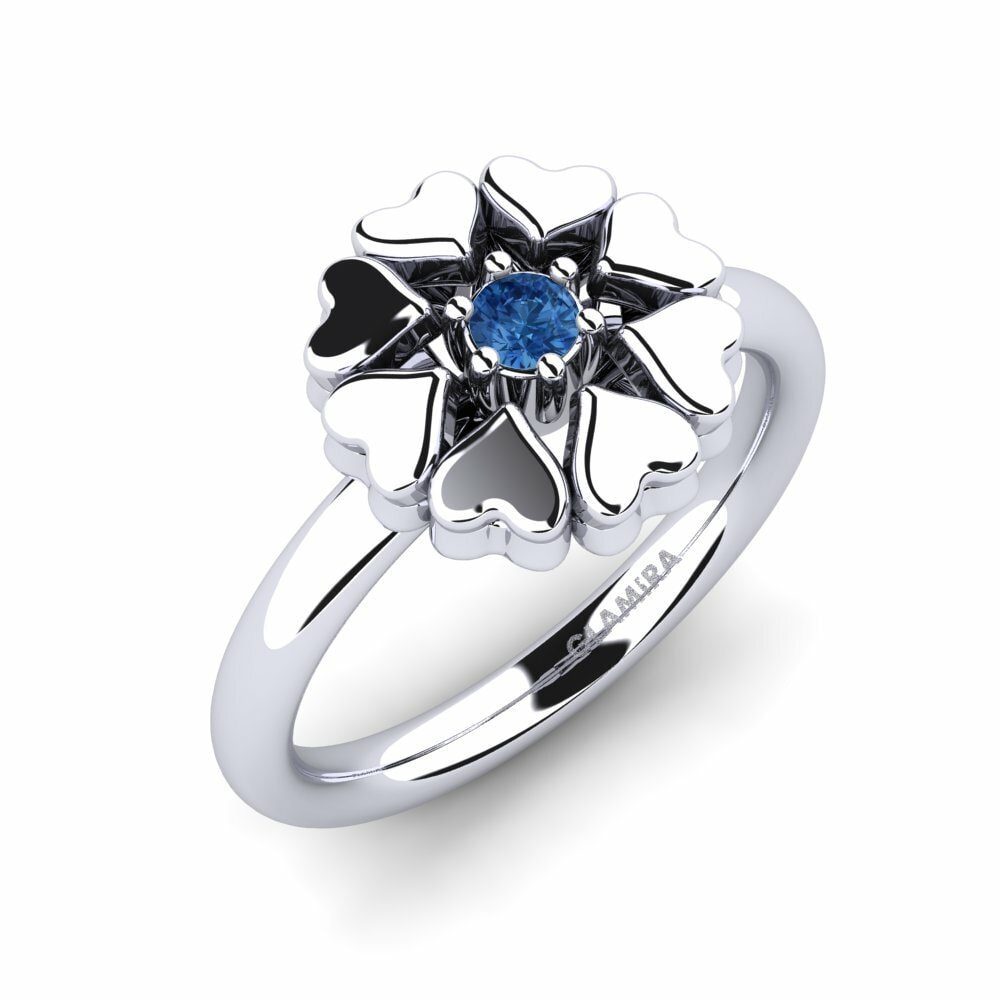 Donker Blauwe Zirkoon Ringen Amanlia