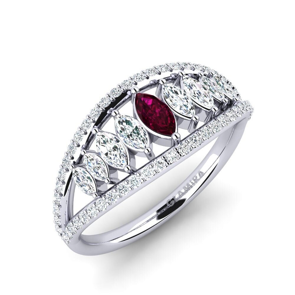 Grenat de Rhodolite Bague Amap