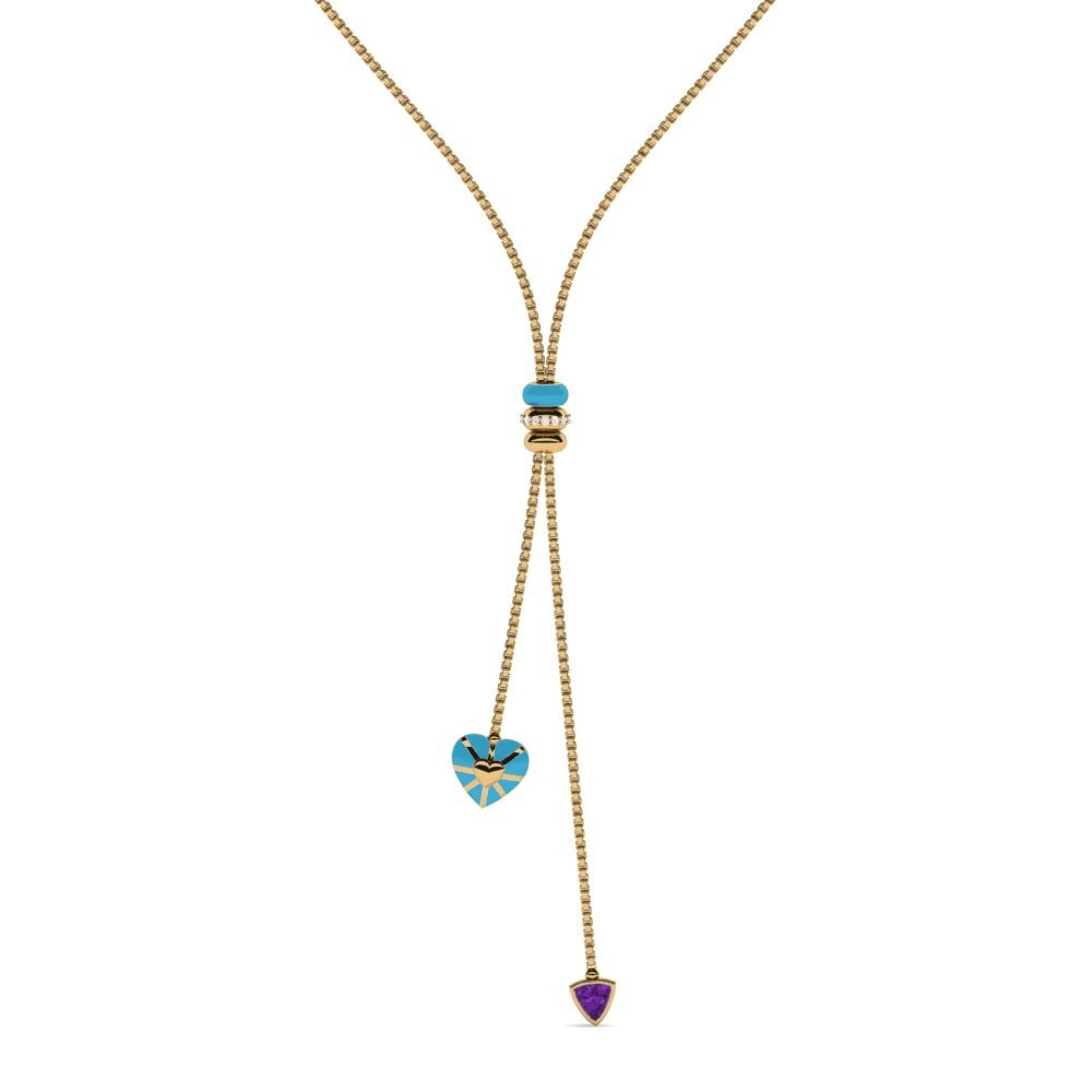 Amethyst Women's Necklace Amaranth