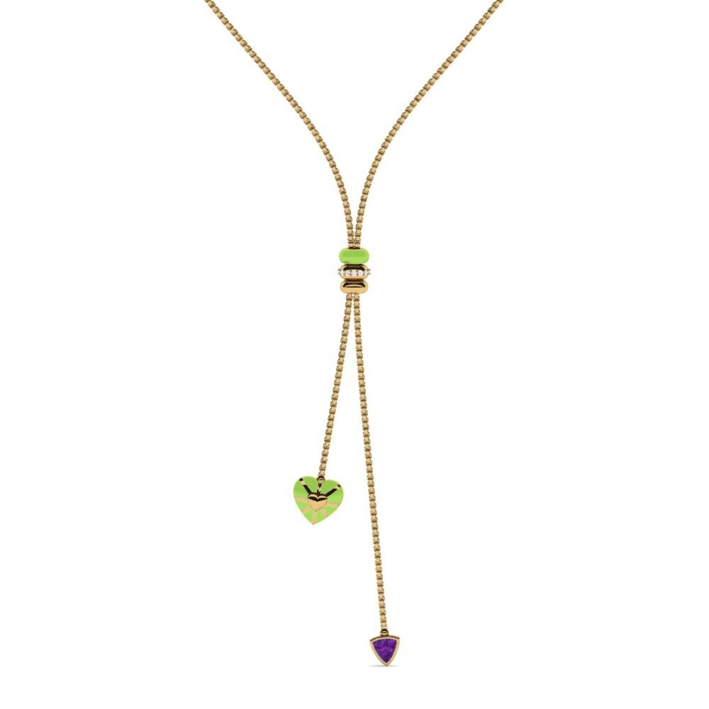 Amethyst Women's Necklace Amaranth