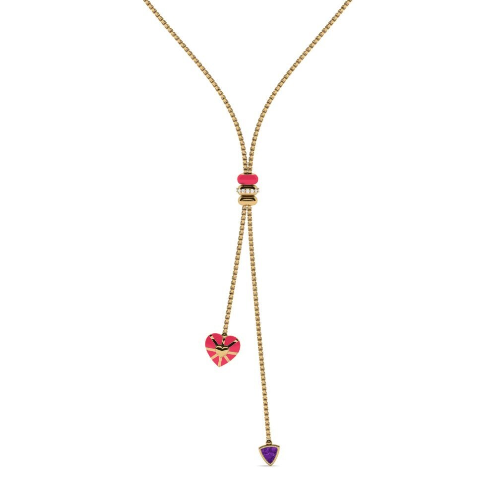Amethyst Women's Necklace Amaranth