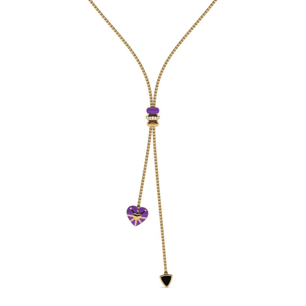 Black Onyx Women's Necklace Amaranth