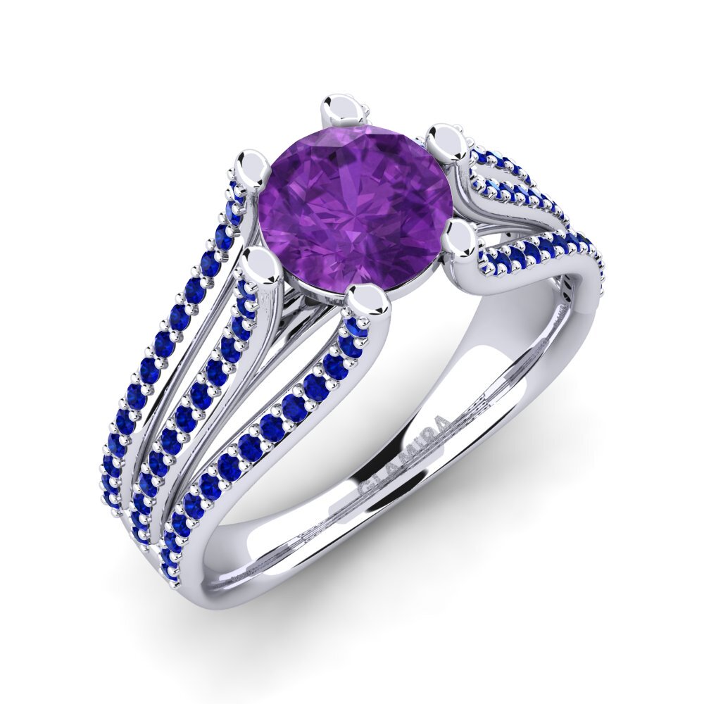 950 Palladium Engagement Ring Amatia