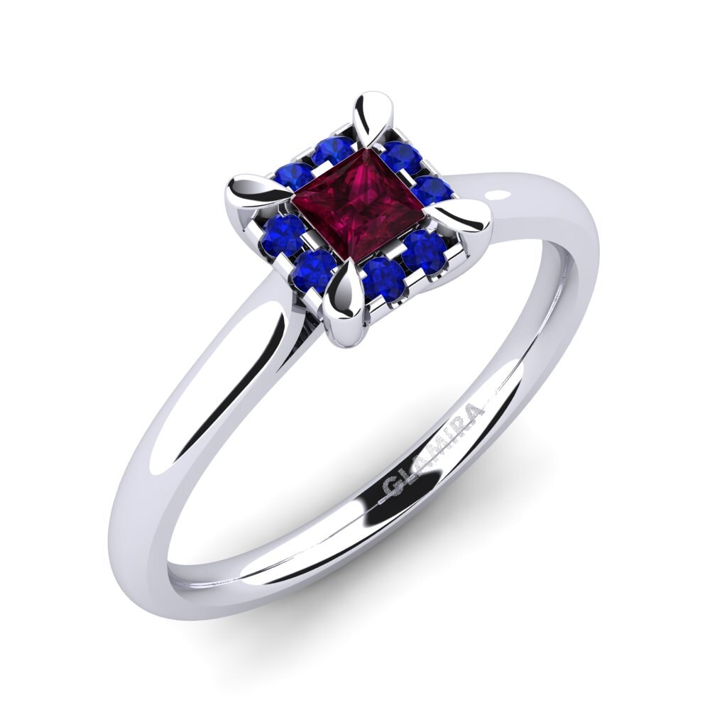Rhodoliet Granaat Verlovingsring Amay 0.2 crt