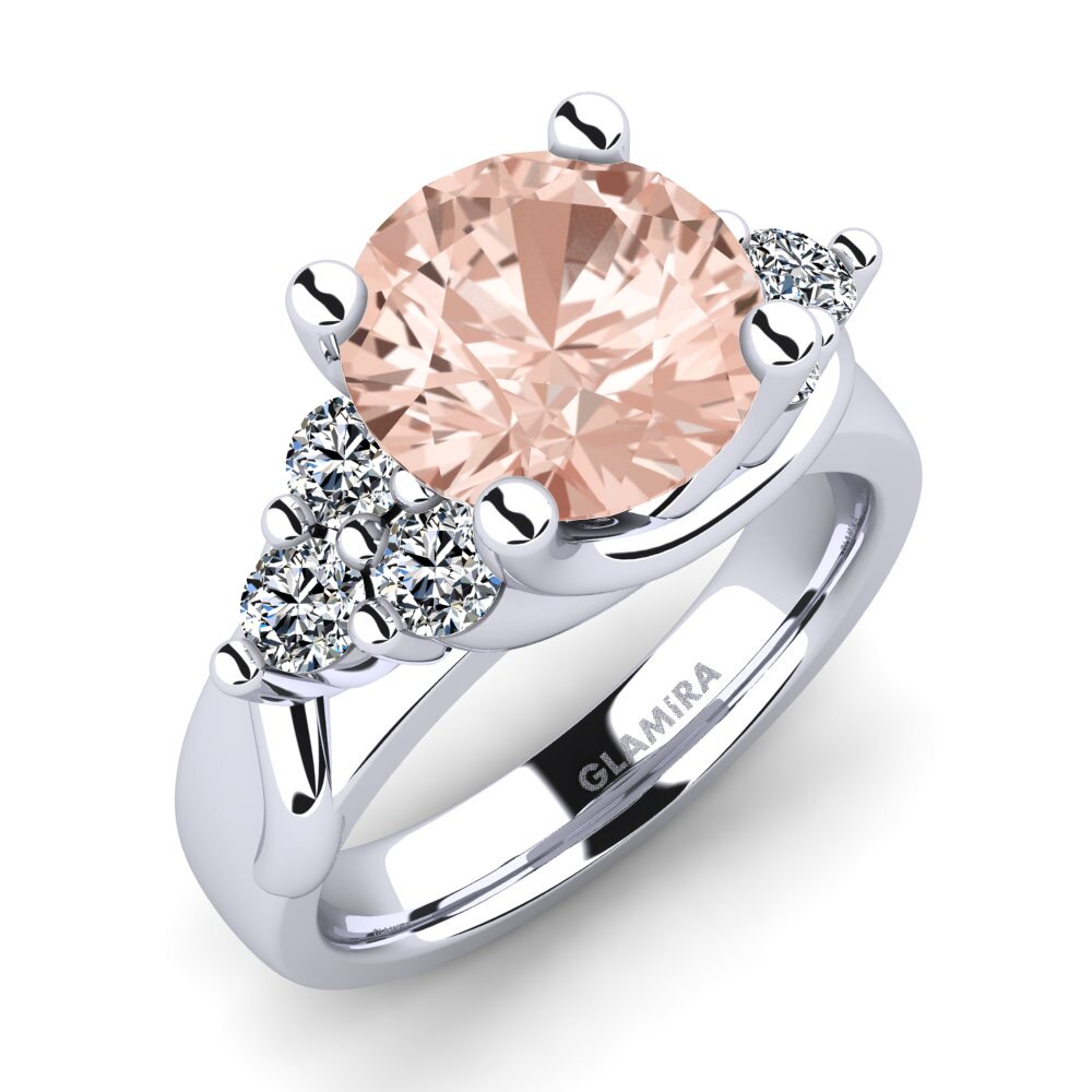 Morganite Engagement Ring Amaya 3.0 crt